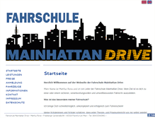 Tablet Screenshot of mainhattandrive.de